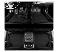Alfombrillas para Coche para para Kadjar 2015-2019 Alfombrillas Coche Ajuste Personalizado Alfombras Cuero Alfombras Tablero Estilo Coche Moqueta(Black Double)