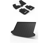 Alfombrillas para Coche para ZEEKR X, Alfombrillas para Todo Tipo De Clima, Alfombrillas para Maletero, Juego Completo, Alfombrillas Impermeables(Style1)
