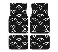 Alfombrillas para Coche Universal Twin Peaks con Estampado de búho, Juego de Cuatro Piezas. Alfombrillas Elegantes y duraderas.