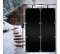 Alfombrillas para Derretir Nieve, Alfombrillas Térmicas para Derretir Nieve en Escaleras Exteriores, Alfombrillas para Derretir Nieve y Hielo Para Escalones, con Cable De Alimentación De 6 Pies(2pc,25