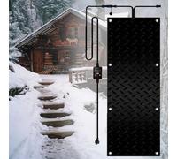 Alfombrillas Para Derretir Nieve, Alfombrillas Térmicas Para Derretir Nieve Y Hielo, Alfombrilla De Goma Antideslizante Para Exteriores Con Cable De Alimentación, Para Quitar La Nieve(1pc,25.4x121.9/1