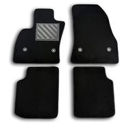 Alfombrillas para Fiat 500L, Cross, Wagon, Restyling Desde 2017- Fabricadas a Medida, Antideslizantes, talonera de Goma Reforzada, Botones de fijación