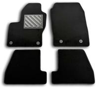 Alfombrillas para Ford Focus III de 2011 a 2018 Round Fix Talonera de Goma Reforzada, Antideslizante