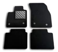 Alfombrillas para Ford Focus IV Desde 2018- Turnier, Active, berlina 5 Puertas, Antideslizantes, umbral de Puerta de Goma Reforzada, Botones de fijación
