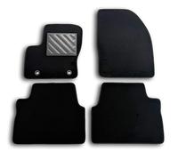 Alfombrillas para Ford Kuga I 2008-2011 Botón Ovalado Alfombrillas a Medida, Antideslizantes, talonera de Goma Reforzada