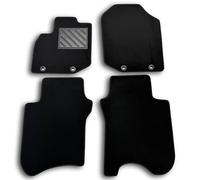 Alfombrillas para Honda Jazz II de 2008 a 2012 a Medida, Antideslizantes, talonera de Goma Reforzada, Botones de Anclaje