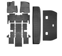Alfombrillas para Kia para Carnival 7 Plazas 2021-2025 TPE Alfombrilla De Pie Impermeable para Todo Clima Antideslizante para Maletero Revestimiento Esterillas(9Seats Fuel Basic)