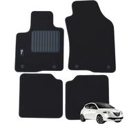 Alfombrillas para Lancia New Ypsilon desde 2011, moqueta de alta calidad, 2 pines de seguridad, talonera de goma