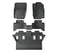 Alfombrillas para Land Cruiser LC250 2024 RHD Fuel 7 Seater, TPE Impermeables Set de Alfombrillas de Goma Antideslizante Coche Accesorios