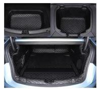 Alfombrillas para Maletero para BYD para Sello para DMi | 2026 2025 Caja Almacenamiento Delantera Cuero Almohadilla Protectora Inferior Maletero(Front Rear FullBlack)