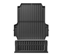 Alfombrillas para Maletero para Ford para Ranger 2024 2025 Versión EE. UU. Apto para 5 Pies 59,6 Cama Tapete para Camioneta Cama TPE Negro HRQCTIM