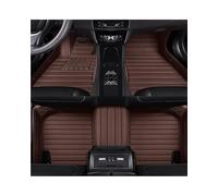 Alfombrillas Para MINI R53 R56 4 Seat F55 F56 2 Puertas 4 Puertas PACEMAN R61 2011-2024 RHD Rayas PU Material sintético 5D Alfombrilla Suelo Coche Accesorios Interiores(Coffee,For R53 R56 4Seat 07-13)