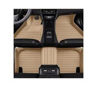 Alfombrillas para Mini R53 R56 4 Seat F55 F56 2 Puertas 4 Puertas PACEMAN R61 2011-2024 RHD Rayas PU Material sintético 5D Alfombrilla Suelo Coche Accesorios Interiores(Beige,For PACEMAN R61 11-24)