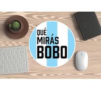 Alfombrillas para Mouse, Ratón de PC o Portátil - Argentina - Messi, ¿Que mirá Bobo? - para Todos los hinchas de la albiceleste y del Leo.