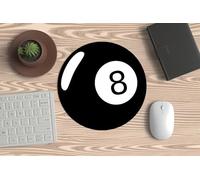 Alfombrillas para Mouse, Ratón de PC o Portátil - Bola 8. para Todos los Buenos Jugadores de Billar/Pool Que Saben Que la Suerte, el Azar y el Destino están de su Parte.