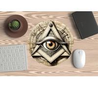 Alfombrillas para Mouse, Ratón de PC o Portátil - El Ojo Que Todo lo ve. Un obsequio panóptico y omnipresente para quien sepa Entender.