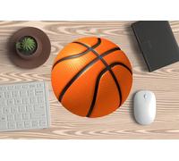 Alfombrillas para Mouse, Ratón de PC o Portátil - Pelota de Baloncesto - para Todos los Amantes del basquet y el Deporte en General.