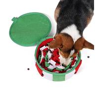 Alfombrillas para olfatear perros - Tapete para olfatear perros | Juguetes interactivos para olfatear perros | Juguetes de rompecabezas temáticos navideños con parte inferior antideslizante |