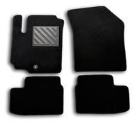 Alfombrillas para Opel Agila B 2008-2015 a Medida, Antideslizantes, talonera de Goma Reforzada, Botones de fijación