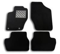 Alfombrillas para Peugeot 307 2001-2007 - Alfombrillas a Medida - Antideslizantes - Talonera en PVC (cloruro de polivinilo) - Clips de fijación