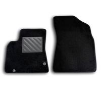 Alfombrillas para Peugeot Partner Van 2008-2018 Van 2 Unidades, a Medida, Antideslizantes, talonera de Goma Reforzada, Botones de fijación