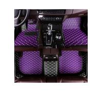 Alfombrillas para R8 2015-2024 Alfombrillas De Coche Almohadilla Protectora De Alfombra De Material sintético Duradera Antisuciedad(Purple and Black,LHD)