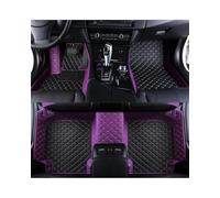 Alfombrillas para R8 2015-2024 Alfombrillas De Coche Almohadilla Protectora De Alfombra De Material sintético Duradera Antisuciedad(Black and Purple,LHD)