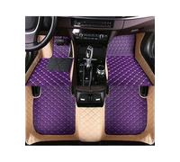 Alfombrillas para R8 2015-2024 Alfombrillas De Coche Almohadilla Protectora De Alfombra De Material sintético Duradera Antisuciedad(Purple and Beige,LHD)