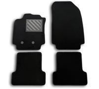 Alfombrillas para Renault Clio 3 2005>2012 / Clio 3 Grandtour 2008>2013, Antideslizantes, talonera de Goma Reforzada, Botones de fijación