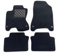 Alfombrillas para Renault Koleos I de 2008 a 2016 - Alfombrillas a Medida - Antideslizantes - Talonera en PVC (cloruro de polivinilo) - Clips de fijación