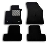 Alfombrillas para Renault Megane IV/Megane Grandtour IV (también híbrido enchufable) 09.2016> A Medida, Antideslizante, talonera de Goma Reforzada, Botones de fijación