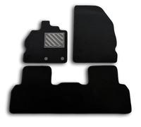Alfombrillas para Renault Scenic - Grand Scenic III - También X-Mod de 2009-2016, a Medida, Antideslizantes, talonera de Goma Reforzada, Botones de fijación