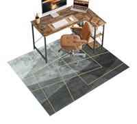 Alfombrillas para Silla de Oficina, Alfombra Protector Suelo Silla Ruedas, Alfombra Silla Oficina Gaming, Alfombrilla para Silla de Escritorio, Tapete Protector de Suelo antiarañazos 80 x 120 cm