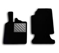 Alfombrillas para Smart For Two W451 2007-2014, a Medida, Antideslizantes, con talonera de Goma