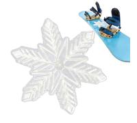 Alfombrillas para Stomp de Snowboard - Alfombrilla antideslizante transparente 13 x 8 cm, almohadilla elevada 3D | Accesorio de control de la tabla de agarre para el snowboard, el esquí invernal, la