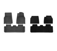 Alfombrillas para Tesla Model Y 2025 RHD Double Layer, TPE Impermeables Set de Alfombrillas de Goma Antideslizante Coche Accesorios