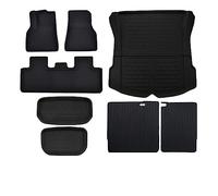 Alfombrillas para Tesla Modelo 3 Y 2016 2017 2018 2019 2020 2021 2022 2023 Alfombrilla Maletero Alfombrilla Suelo XPE Almohadilla Especial Personalizada Pie(3 2021-2022 8pcs)