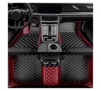 Alfombrillas para Toyota RAV 4 2013 2014 2015 2016 2017 2018 2019 Accesorios Interiores Alfombrilla Coche(Vino Tinto Negro)