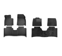 Alfombrillas para ZEEKR 001 2021-2023, TPE Impermeables Set de Alfombrillas de Goma Antideslizante Coche Accesorios,Double Layer