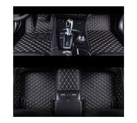 Alfombrillas Personalizadas para Honda Jazz Fit 2002-2017 2018 2019 2020 2021 2022 2023 Accesorios para Coche(Black Beige,2008-2013 III)