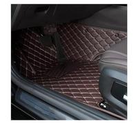 Alfombrillas Protección Todo Clima Alfombrilla Cuero Personalizada con Diamantes Todos Los Modelos para Civic para Fit para CRV para XRV para Accord para Odyssey(1 Front Coffee)