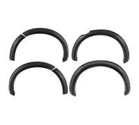 Alfombrillas Protectoras Para N&issan Para Navara Para Frontier 2015-2020 Cubierta Protectora Estilo Bolsillo Guardabarros Paso Rueda Negro Mate