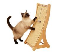 Alfombrillas Rascador para Gatos,Juguete Interactivo Protector De Muebles para Gatos - Rampa de Rascado de Sisal con Bola de Juego | para Interior Hogar Rincón De Juego Mascotas