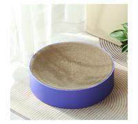 Alfombrillas Rascadoras De Cartón Cartón Rascador For Gatos 2 En 1, Cuenco Ovalado For Rascar De Interior, Tablero Redondo For Productos para Mascotas(C)