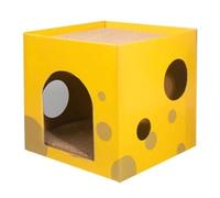 Alfombrillas Rascadoras De Cartón Poste Rascador For Gatos, Casa De Cartón con Almohadillas, Caja For, Cama Interior For, Escondite For Productos para Mascotas