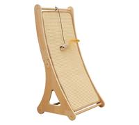 Alfombrillas Rascadoras para Gatos - Juguete Interactivo para Rascar De Gatos,Rampa de Rascado con Fibras Naturales y Ratón de Juguete | para Interior Hogar Salón Esquina Suelo Mascotas