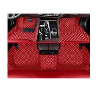 Alfombrillas Suelo Coche LHD Para VW Para Atlas Para Teramont 2016-2023 Esteras Antiincrustantes Accesorios Impermeables Diseño Interior Coche(Red)