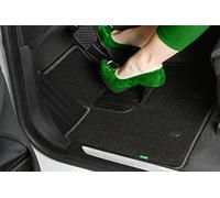 Alfombrillas Textiles a Medida para Fiat Grande Punto 5D 2005-2011, Alfombras Coche, Esterilla Coche, con Respaldo Inclinado, 4 Piezas.