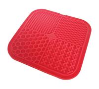 Alfombrillas texturizadas de silicona de grado alimenticio para mascotas, base de succión que evita derrames durante las comidas, alfombrillas de silicona para lamer gatos y perros