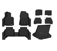 Alfombrillas TPE para Mazda para CX-5 17-25 con Protector Umbral Puerta Protección contra Intemperie Antideslizantes Maletero Revestimiento Suelo Alfombrilla Maletero(7PCS Full Set)